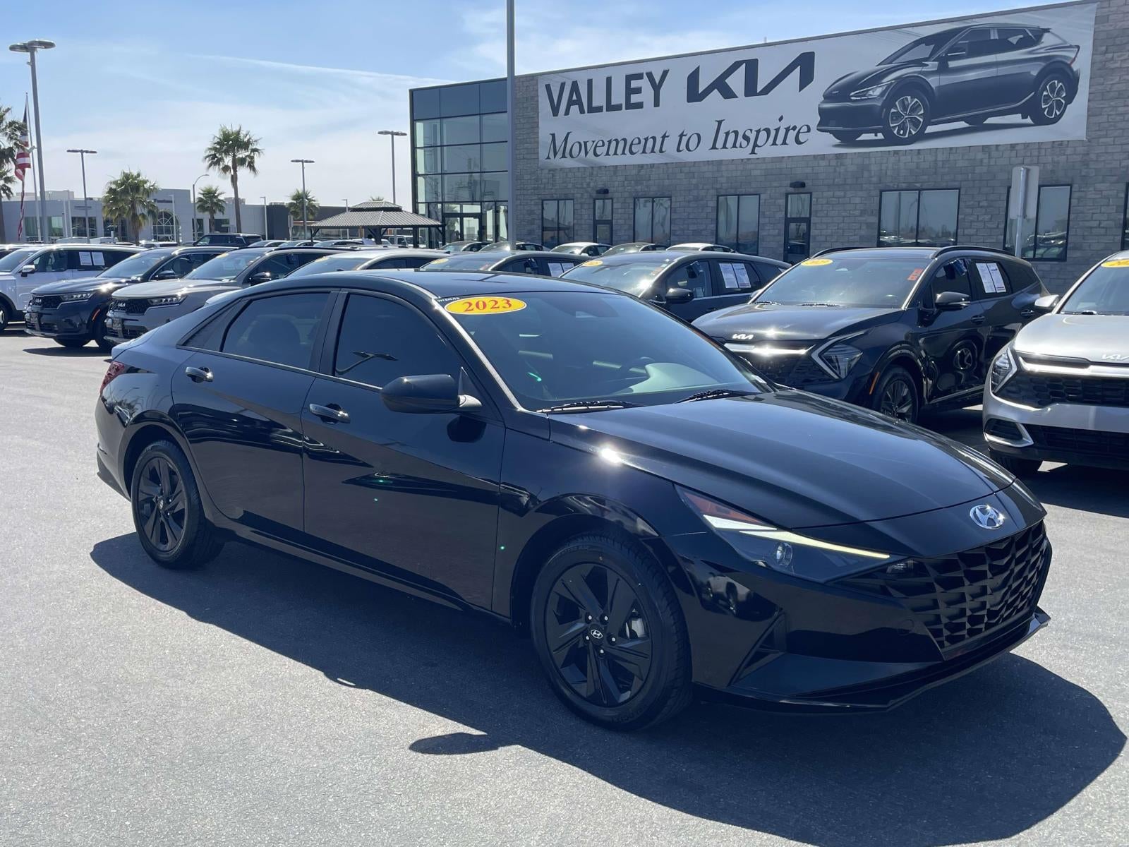 2023 Hyundai Elantra Hybrid Blue