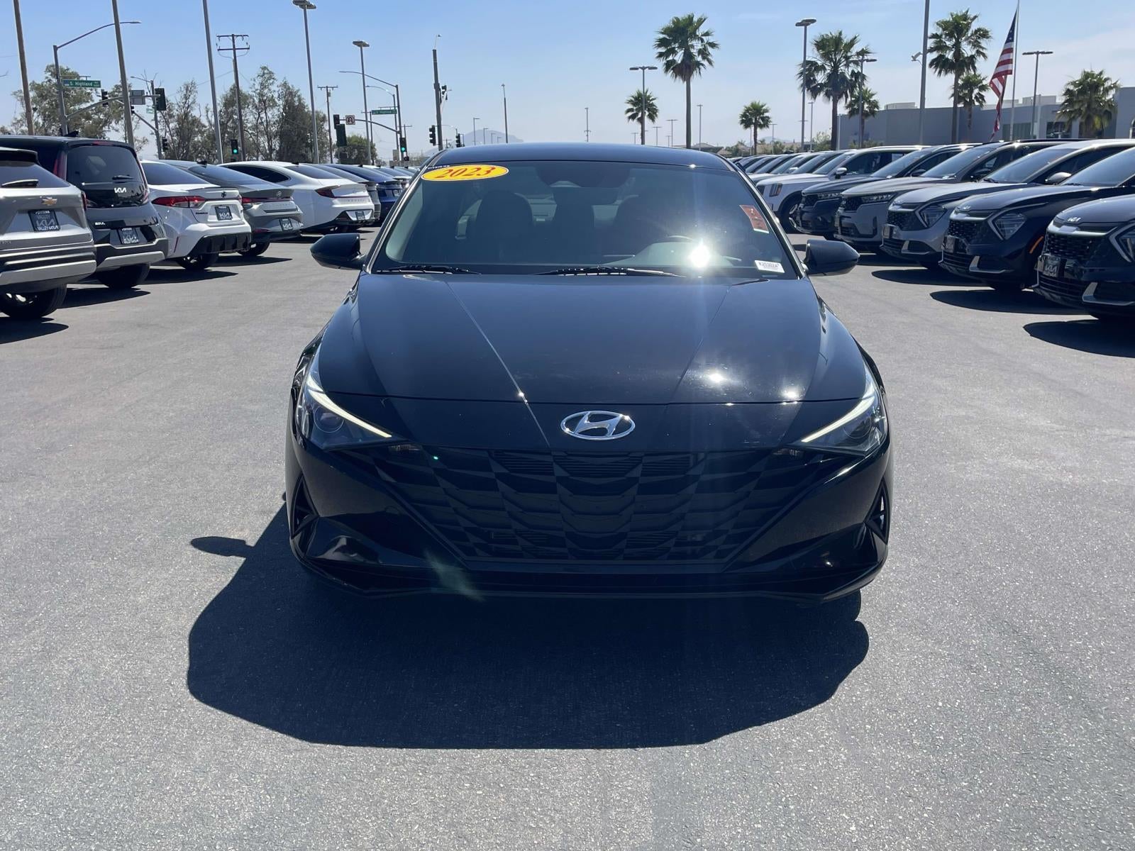 2023 Hyundai Elantra Hybrid Blue
